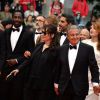 Qu'est-ce qu'on a fait au bon dieu ? Ary Abittan, Chantal Lauby, Christian Clavier, Noom Diawara, Frédérique Bel... et tout le cast du film sur le tapis rouge du Festival de Cannes 2014