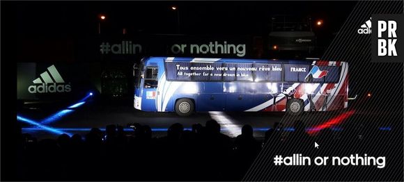 Equipe de France : Adidas détruit le bus de Knysna des Bleus lors d'une soirée événement #allin