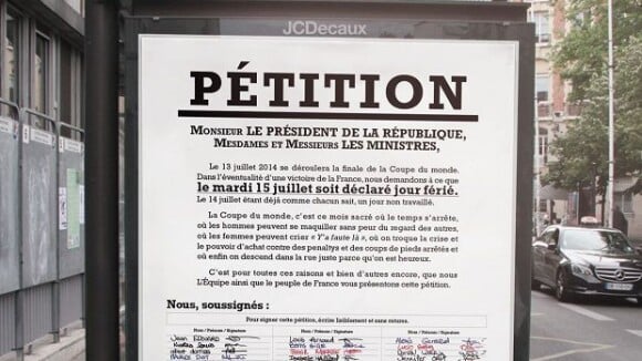 Un jour férié après une victoire des Bleus au Brésil ? La pétition improbable