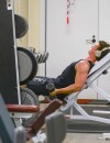 Divergente 2 : Miles Teller en plein effort à la salle de gym le 4 juin 2014