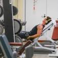 Divergente 2 : Miles Teller en plein effort à la salle de gym le 4 juin 2014