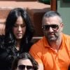 Amel Bent complice avec son chéri dans les tribunes de Roland Garros, le 5 juin 2014