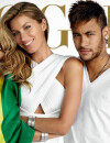  Neymar et Gis&egrave;le B&uuml;ndchen sur la couverture du magazine Vogue Brasil du mois de juin 2014 