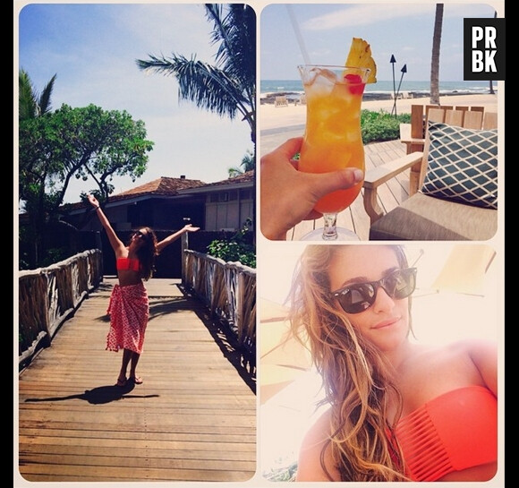 Lea Michele en vacances à Hawaii