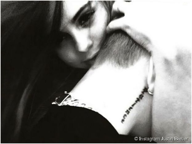 Justin Bieber et Selena Gomez câlins sur une photo partagée le 11 juin 2014 sur Instagram