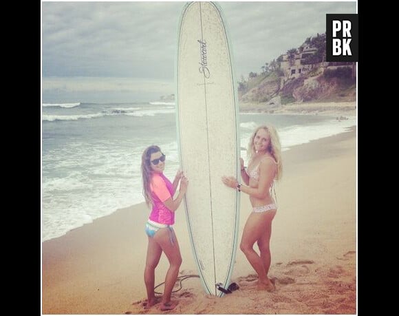 Lea Michele en mode surfeuse au Mexique en juin 2014