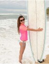  Lea Michele en mode surfeuse au Mexique en juin 2014 