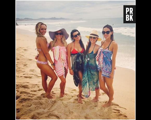 Lea Michele prend la pose au Mexique, le 24 juin 2014 sur Instagram