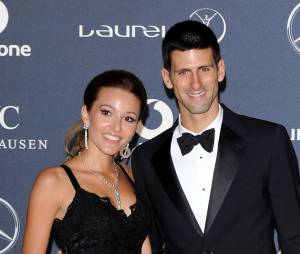 Novak Djokovic et Jelena Ristic en couple &agrave; Londres, le 6 f&eacute;vrier 2012