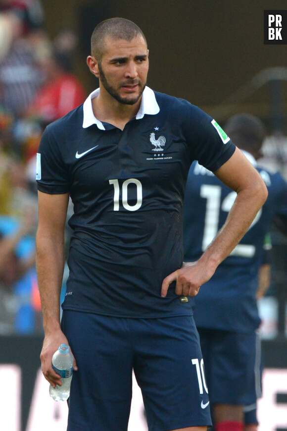 Karim Benzema dépité après France VS Allemagne en quart de finale du Mondial 2014