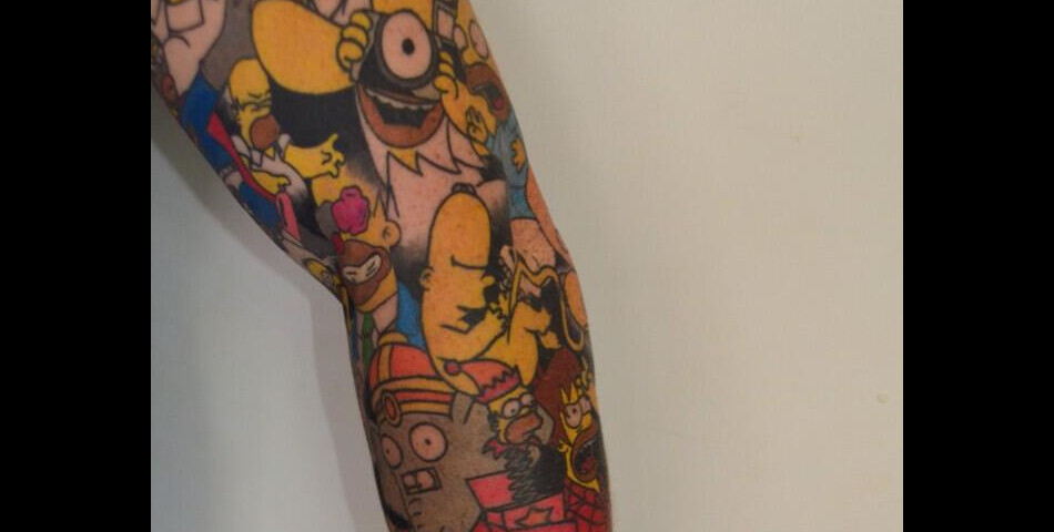  Les Simpson : le tatouage impressionnant de Lee Weir 