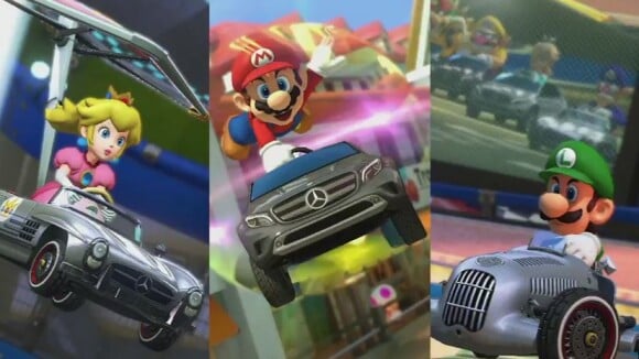 Mario Kart 8 : Mercedes débarque dans le jeu de course de la Wii U