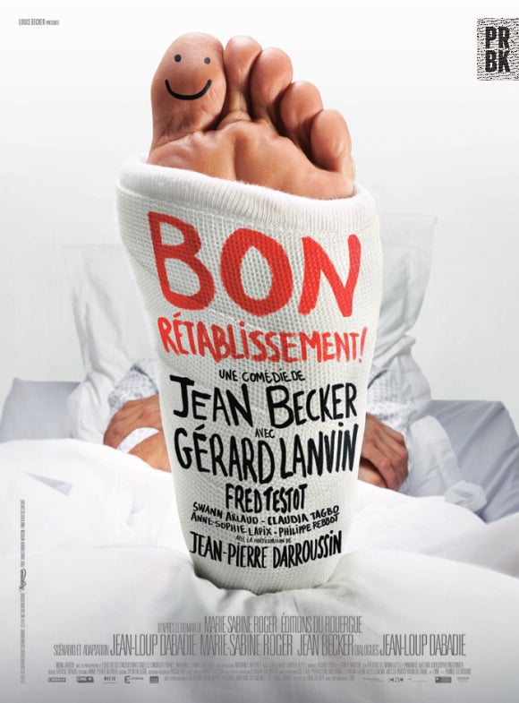 Bon rétablissement ! l'affiche du film de Jean Becker avec Gérard Lanvin, Claudia Tagbo, Fred Testot... au cinéma le 17 septembre 2014