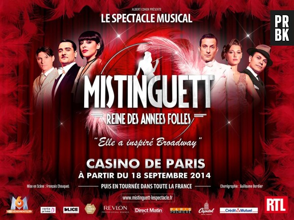 Rendez-vous dès le 18 septembre au Casino de Paris pour la première de Mistinguett, Reine des Années Folles.
