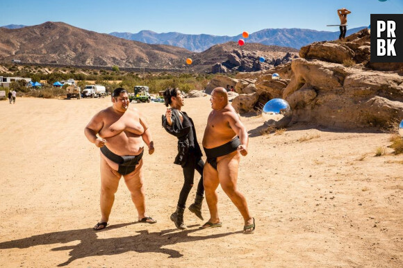 Zayn Malik (One Direction) s'amuse avec un sumo dans le clip de Steal My Girl