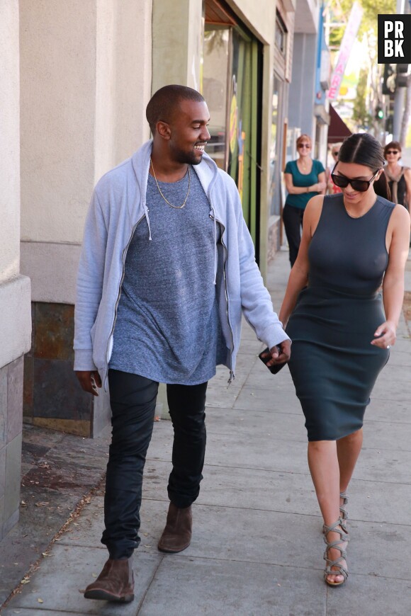 Kim Kardashian et Kanye West : sortie sexy à LA