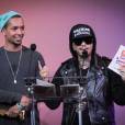 Swagg Man et Waly Dia à la cérémonie des Trace Urban Music Awards 2014, le 22 octobre au Casino de Paris