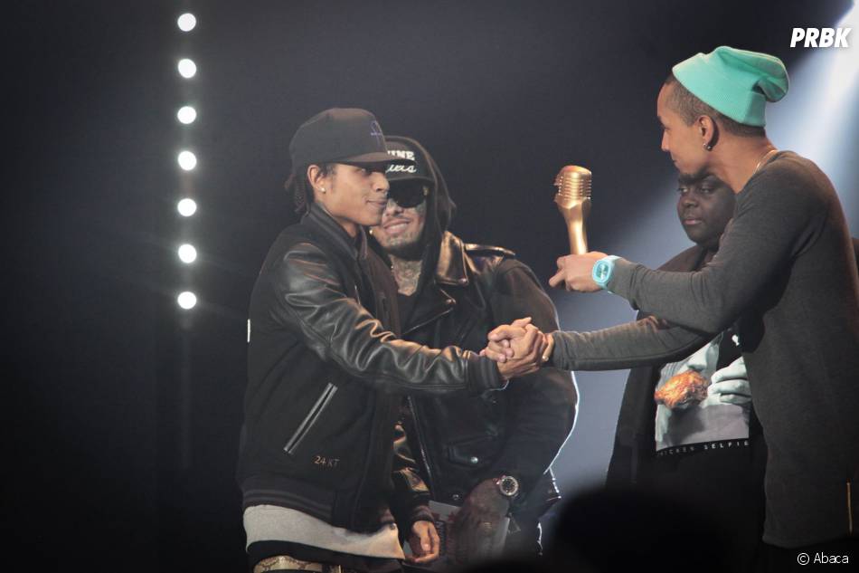 Swagg Man, Waly Dia et Joke à la cérémonie des Trace Urban Music Awards 2014, le 22 octobre au Casino de Paris