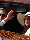  George Clooney et Amal Alamuddin apr&egrave;s leur mariage &agrave; Venise le 27 septembre 2014 
