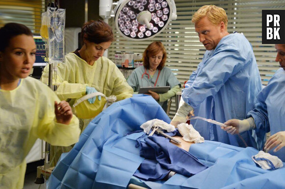 Grey's Anatomy saison 11, épisode 6 : Kevin McKidd et Camilla Luddington sur une photo