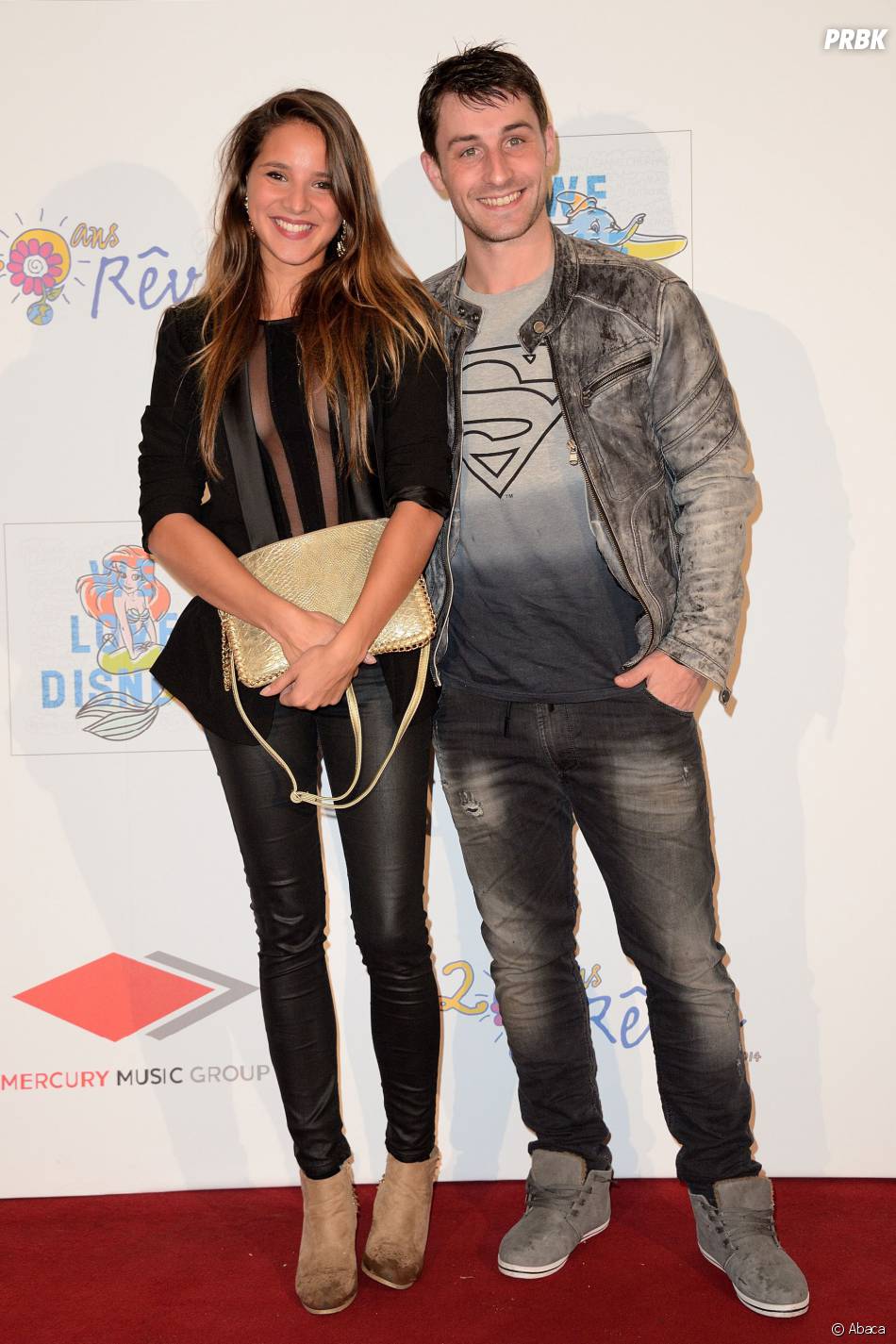 Brian Joubert Et Sa Petite Amie A La Soiree De Lancement De L Album We Love Disney 2 Au Grand Rex Le 3 Novembre 2014 Purebreak