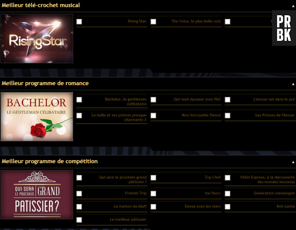 Lauriers TV Awards 2015 : les votes sont ouverts