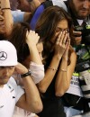  Nicole Scherzinger &eacute;mue apr&egrave;s la victoire de Lewis Hamilton, le 23 novembre 2014 &agrave; Abou Dhabi 