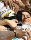  Nicole Scherzinger dans les bras de Lewis Hamilton, le 23 novembre 2014 &agrave; Abou Dhabi 