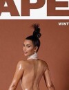  Kim Kardashian nue et fesses &agrave; l'air en Une du magazine Paper, hiver 2014 