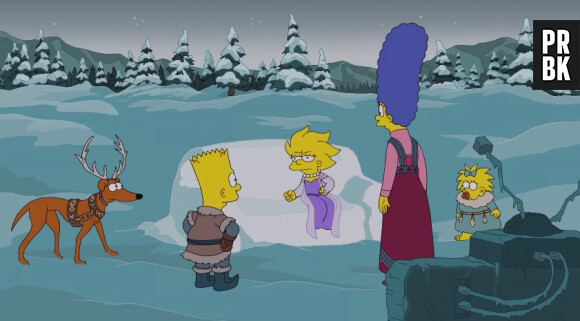 Les Simpson parodie la Reine des Neige