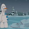 Les Simpson se transforme en Olaf de Frozen
