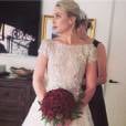 Leah Pipes en robe de mariée sur Instagram