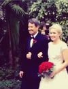 Leah Pipes et son papa lors de son mariage le 6 décembre 2014