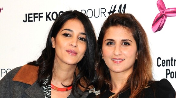 Leïla Bekhti et Géraldine Nakache complices à la soirée Jeff Koons pour H&M