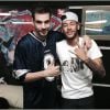 Neymar et son tatoueur Miguel Angel Bohigues