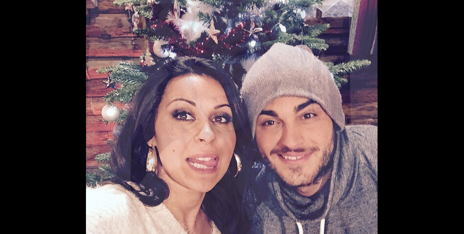 Shanna et Thibault : le couple complice pendant le tournage du prime Les Anges fêtent Noël, le 11 décembre 2014