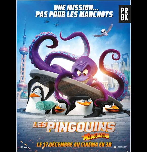 Les Pingouins de Madagascar, le 17 décembre 2014 au cinéma