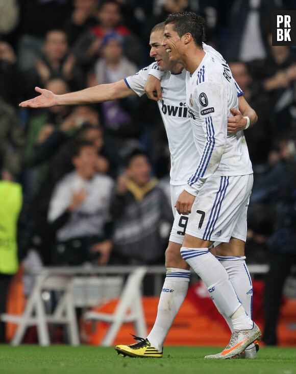 Karim Benzema et Cristiano Ronaldo coéquipiers et "potes" au Real Madrid