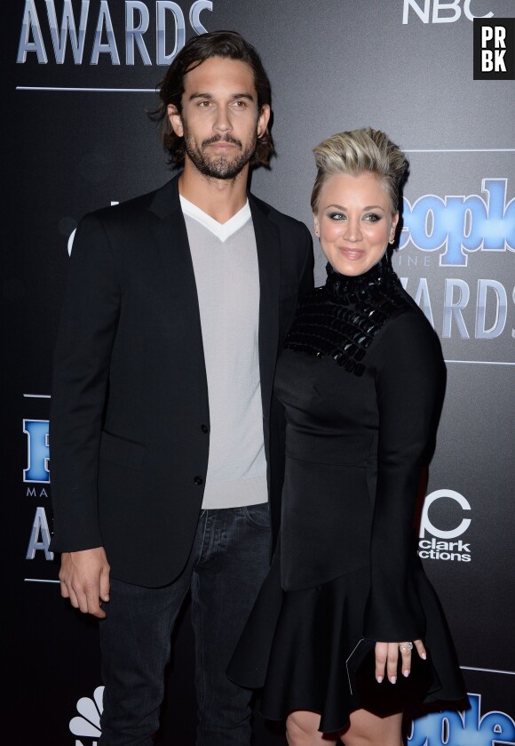 Kaley Cuoco et son mari aux People Magazine Awards, le 18 décembre 2014 à Los Angeles