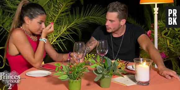 Les Princes de l'amour 2 : Claarys et Raphaël en dîner romantique dans l'épisode du 24 décembre 2014