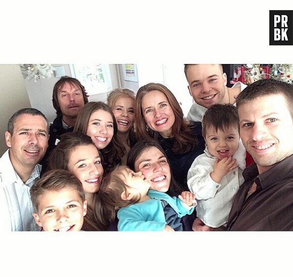 MA2X avec sa famille sur Instagram, le 25 décembre 2014