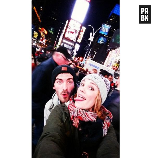Joy Esther et son petit ami Andrea Condorelli : vacances en amoureux à New-York pour Nouvel An 2015