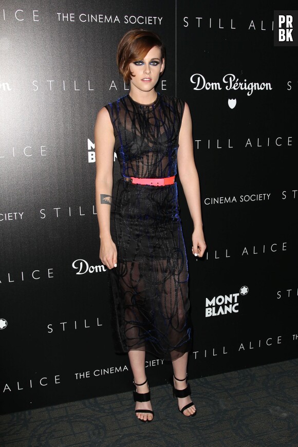 Kristen Stewart sexy à la projection du film Still Alice le 13 janvier 2015 à New York