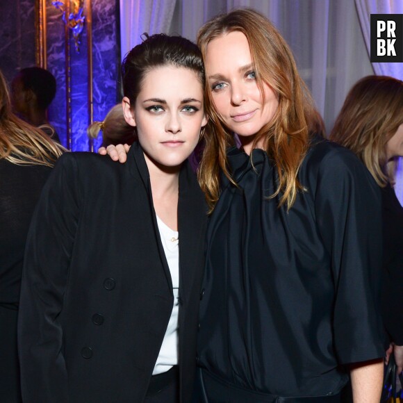 Kristen Stewart et Stella McCartney à la soirée de présentation de la collection Stella McCartney le 12 janvier 2015 à New York