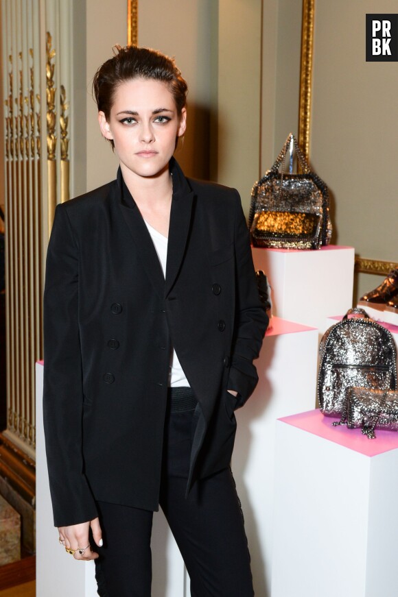 Kristen Stewart à la soirée de présentation de la collection Stella McCartney le 12 janvier 2015 à New York