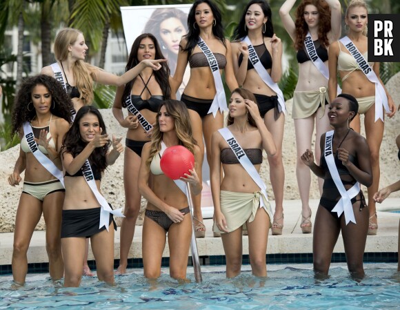 Miss Univers 2015 : les candidates en maillot de bain avant le concours