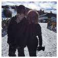 Kim Kardashian et Kanye West en couple au ski en janvier 2015