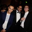  Kevin Razy avec Mister V et Baptiste Lorber au Web Comedy Awards, le 21 mars 2014 