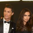  Cristiano Ronaldo et Irina Shayk en couple &agrave; la c&eacute;r&eacute;monie du Ballon d'or 2013, le 13 janvier 2014 &agrave; Zurich 
