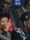 Beyoncé et Jay Z au Parc des Princes pour le match Paris SG vs FC Barcelone, le 30 septembre 2014 à Paris